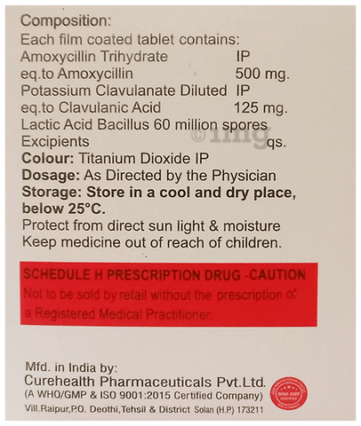 Evomox-LB 625 Tablet image