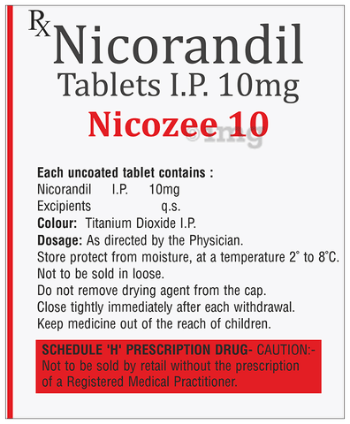 Nicozee 10mg Tablet image Nicozee 10mg Tablet image