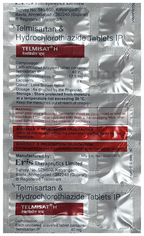 Telmisat H Tablet image Telmisat H Tablet image