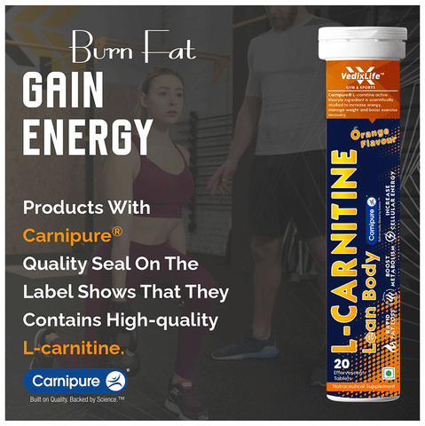 VedixLife L-Carnitine Lean Body Effervescent Tablet (20 Each