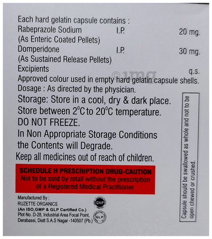 Sooth D 30mg/20mg Capsule SR image Sooth D 30mg/20mg Capsule SR image