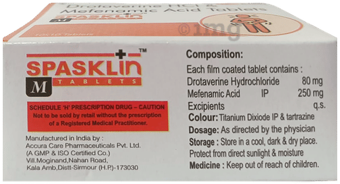 Spasklin M Tablet image Spasklin M Tablet image