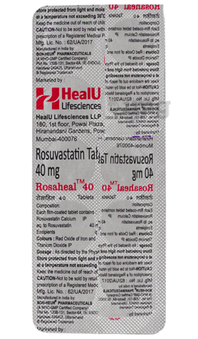 Rosaheal 40 Tablet image Rosaheal 40 Tablet image