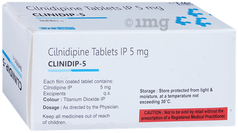 Clinidip 5mg Tablet image Clinidip 5mg Tablet image