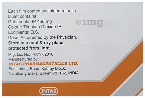Gabapin SR 450 Tablet image