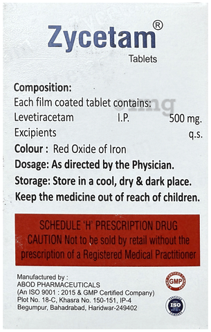 Zycetam Tablet image