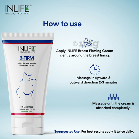 Inlife B Firm Natural Breast Firming Cream Paraben Free Buy jar