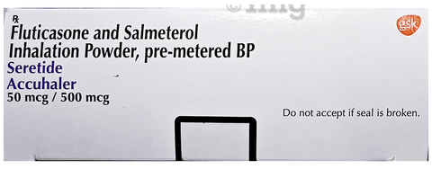 Seretide 50mcg/500mcg Accuhaler image