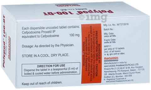 Polypod 100mg Tablet DT image