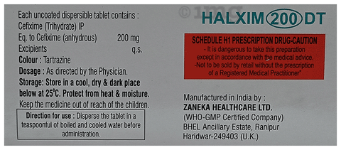 Halxim 200 DT Tablet