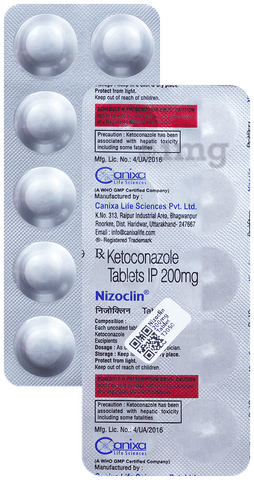Nizoclin 200mg Tablet image Nizoclin 200mg Tablet image