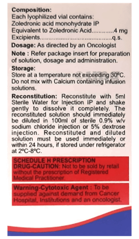 Zoledoc Injection image Zoledoc Injection image