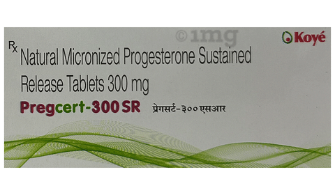 Pregcert 300 SR Tablet image