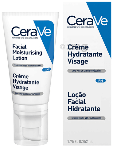 CeraVe PM Facial Moisturising Lotion: Buy tube of 52.0 ml Lotion