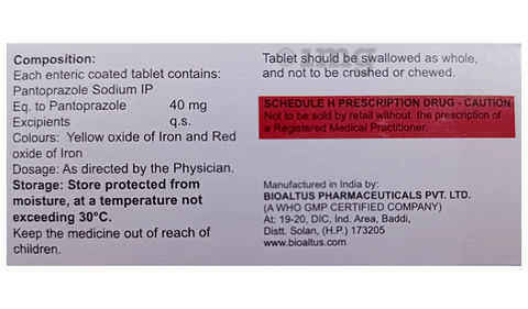 Pansuit 40 Tablet image Pansuit 40 Tablet image