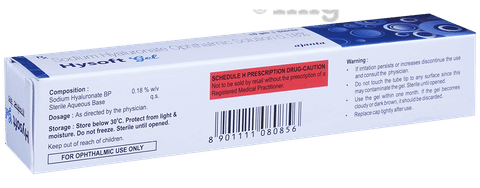 Hysoft 0.18% Eye Gel image