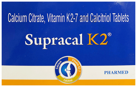 Supracal K2 Tablet | Advanced Bone & Joint Health Supplement image