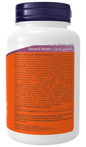 Now Melatonin 3mg Veg Capsule image Now Melatonin 3mg Veg Capsule image