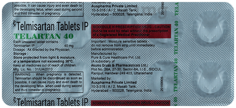 Telartan 40 Tablet image