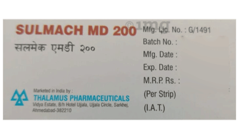 Sulmach MD 200 Tablet image Sulmach MD 200 Tablet image