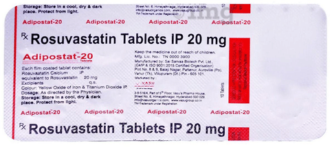 Adipostat 20mg Tablet image Adipostat 20mg Tablet image