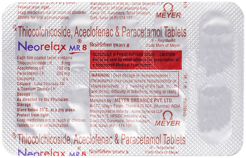 Neorelax MR 8 Tablet
