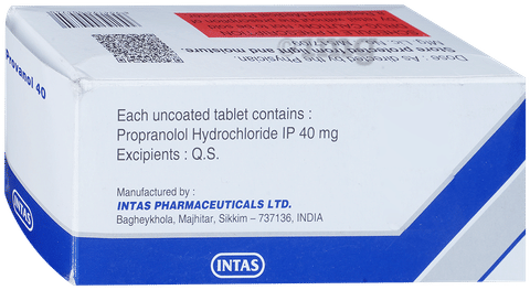 Provanol 40mg Tablet image