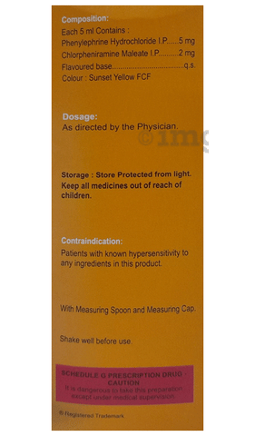 Orange CS Junior Syrup image