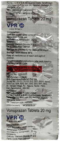 VPR 20 Tablet image VPR 20 Tablet image