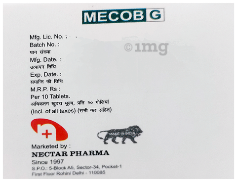 Mecob G Tablet image