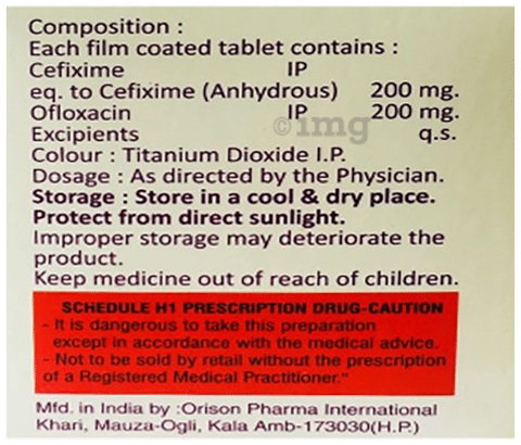 Aucef-O Tablet image