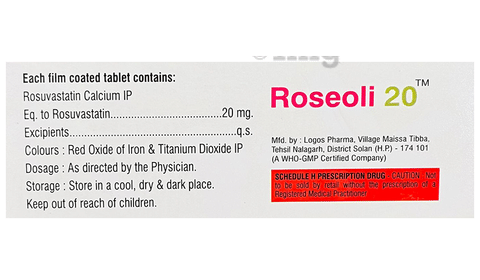 Roseoli 20 Tablet image