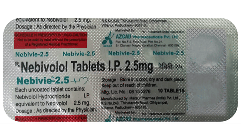 Nebivie 2.5mg Tablet image Nebivie 2.5mg Tablet image