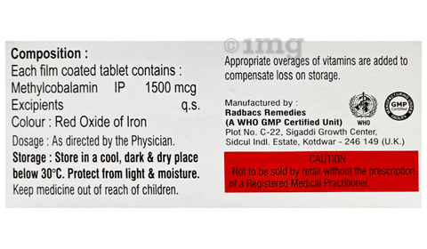 Mikobal 1500 Tablet image