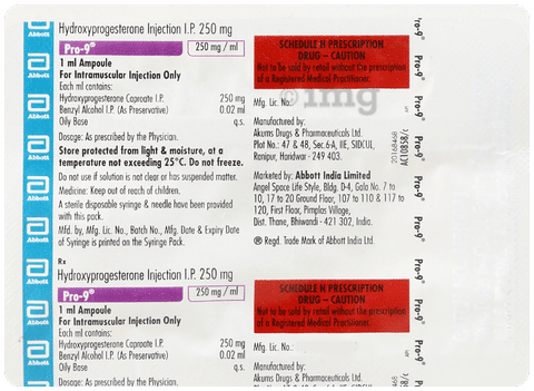 Pro 9 250mg Injection image