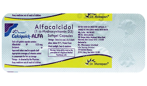 Calciquick Alfa Soft Gelatin Capsule image Calciquick Alfa Soft Gelatin Capsule image