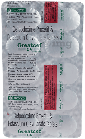 Greatcef CV Tablet image