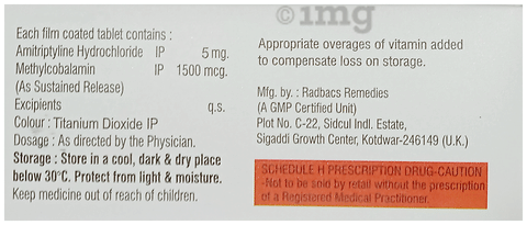 Amitag-M 5 SR Tablet image Amitag-M 5 SR Tablet image