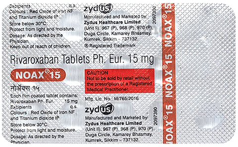 Noax 15mg Tablet image