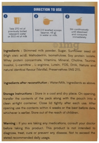 Incipro Milk Based Drink image