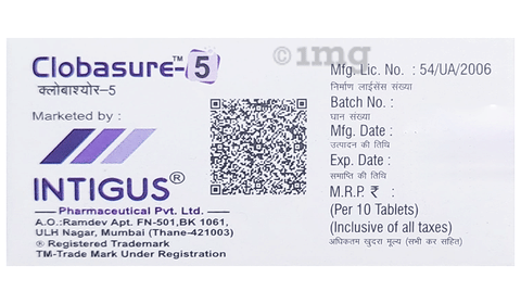 Clobasure 5 Tablet image