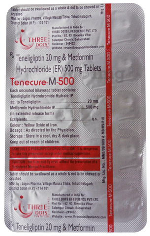 TENCURE-M -500  Tablet ER image
