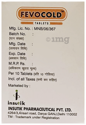 Fevocold Tablet