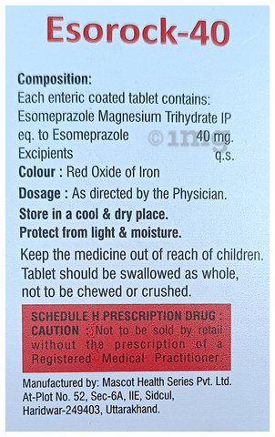 Esorock 40 Tablet image