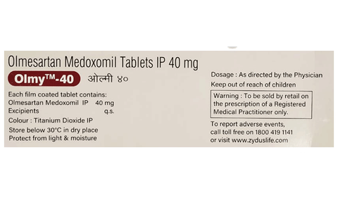 Olmy 40 Tablet image Olmy 40 Tablet image