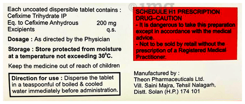 Myzolix 200 Tablet DT