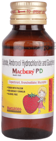 Macbery PD Expectorant Strawberry image