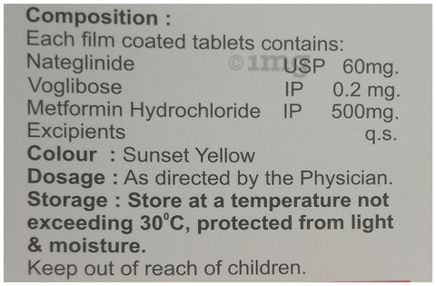 Natesure-Plus 60/500/0.2 Tablet SR image