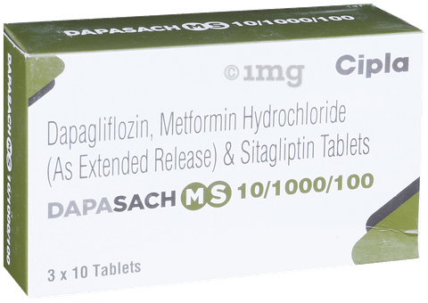 DapaSach MS 10/1000/100 Tablet ER