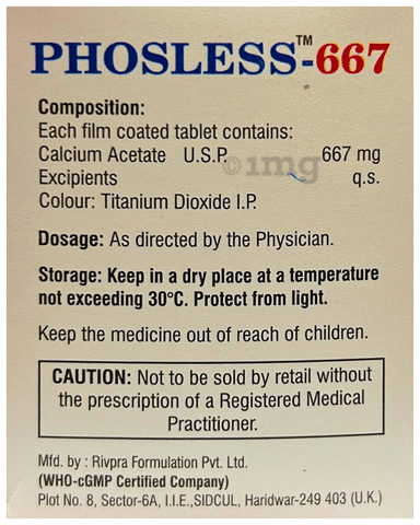 Phosless 667 Tablet